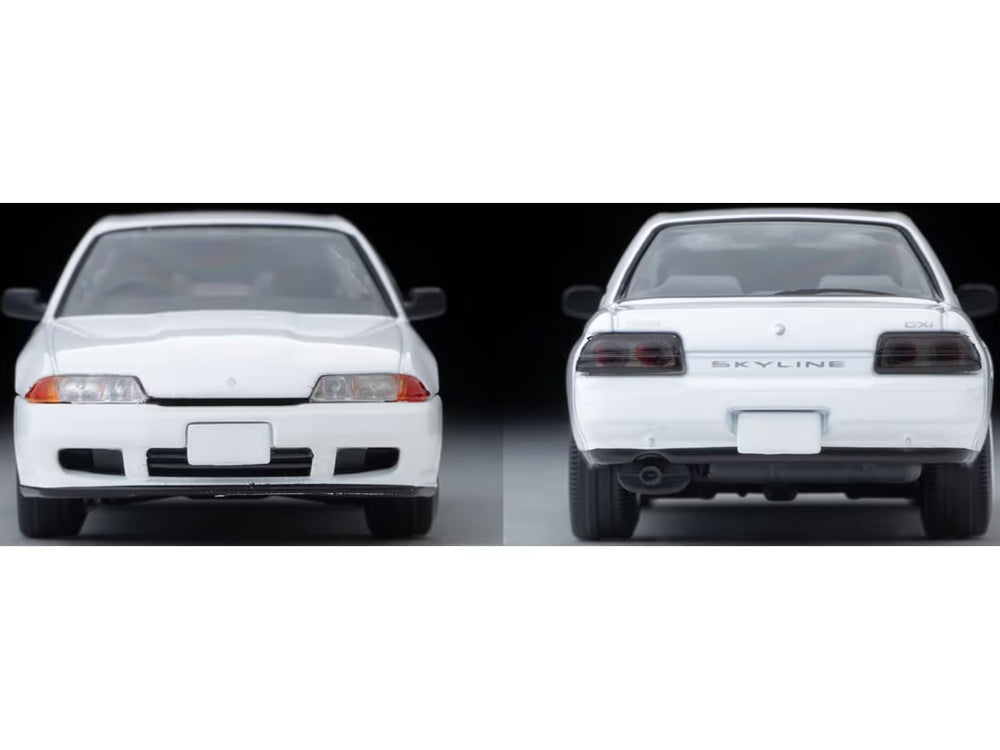 Tomica 1/64 Nissan Skyline 4 Door Sports Sedan GXI X White 92 Model - Diecast Toyz Australia