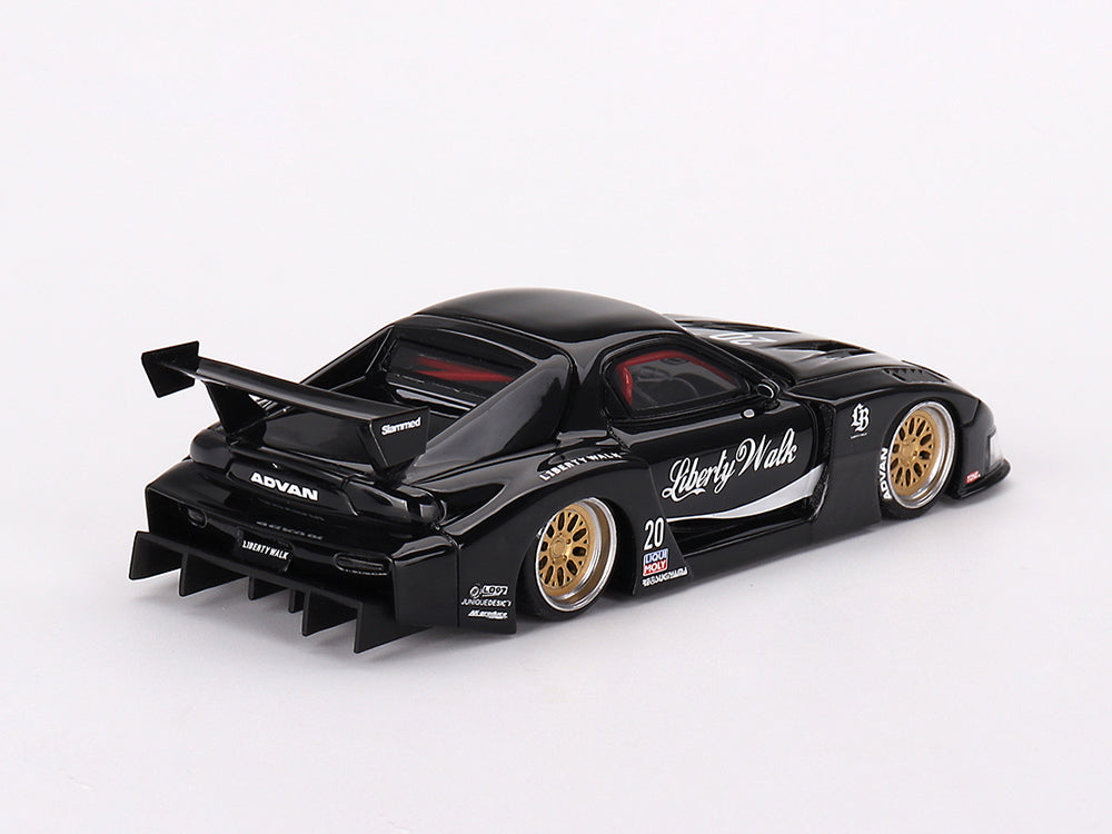 Top Speed Model 1/43 LB Super Silhouette Liberty Walk Mazda RX7 FD3S Black - Diecast Toyz Australia