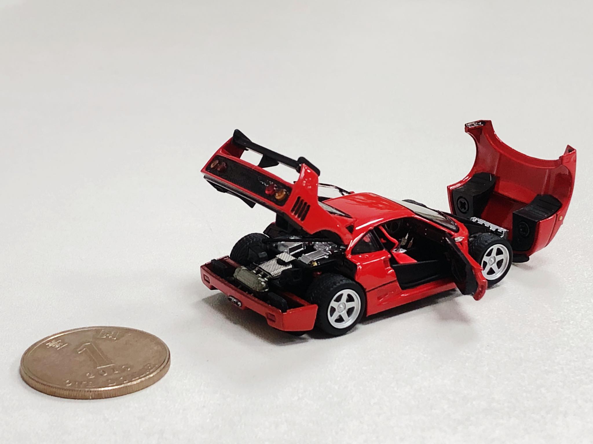 PGM 1/64 Ferrari F40 Red Standard - Diecast Toyz Australia