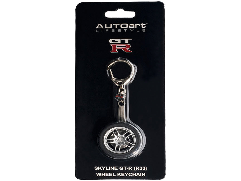 Autoart Nissan Skyline GTR R33 Wheel Keychain Diecast Toyz Australia