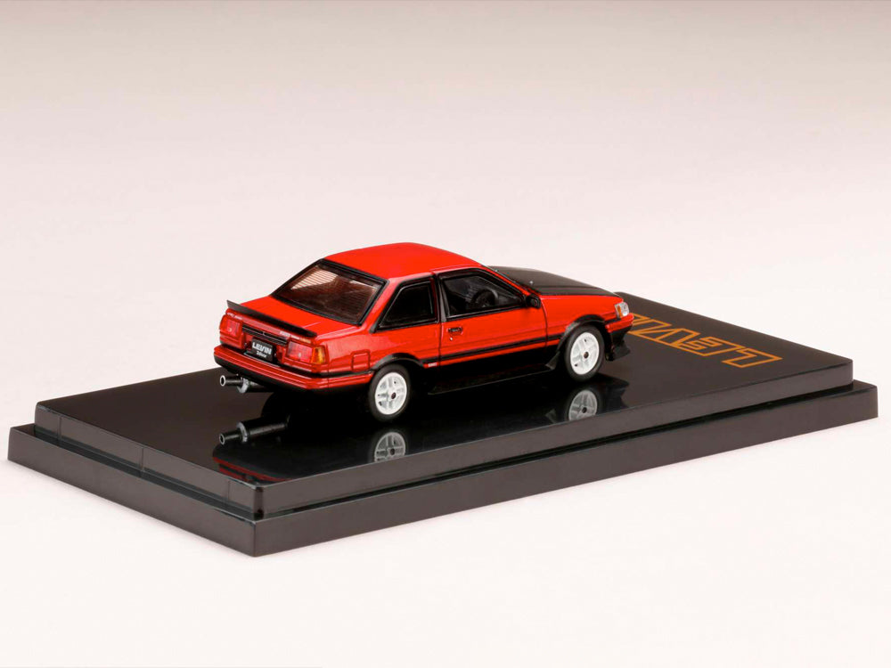 Hobby Japan Toyota Corolla AE86 22 Door Tom's Igeta Wheel Red - Diecast Toyz Australia