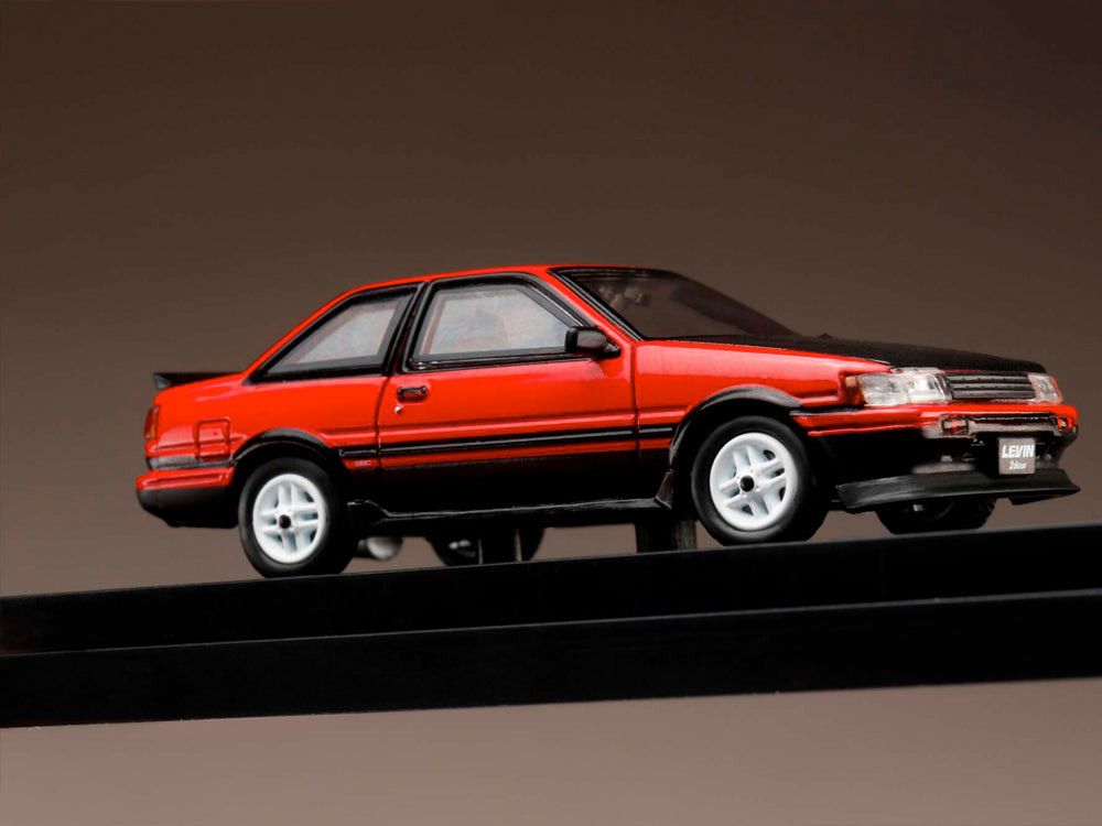 Hobby Japan Toyota Corolla AE86 22 Door Tom's Igeta Wheel Red - Diecast Toyz Australia