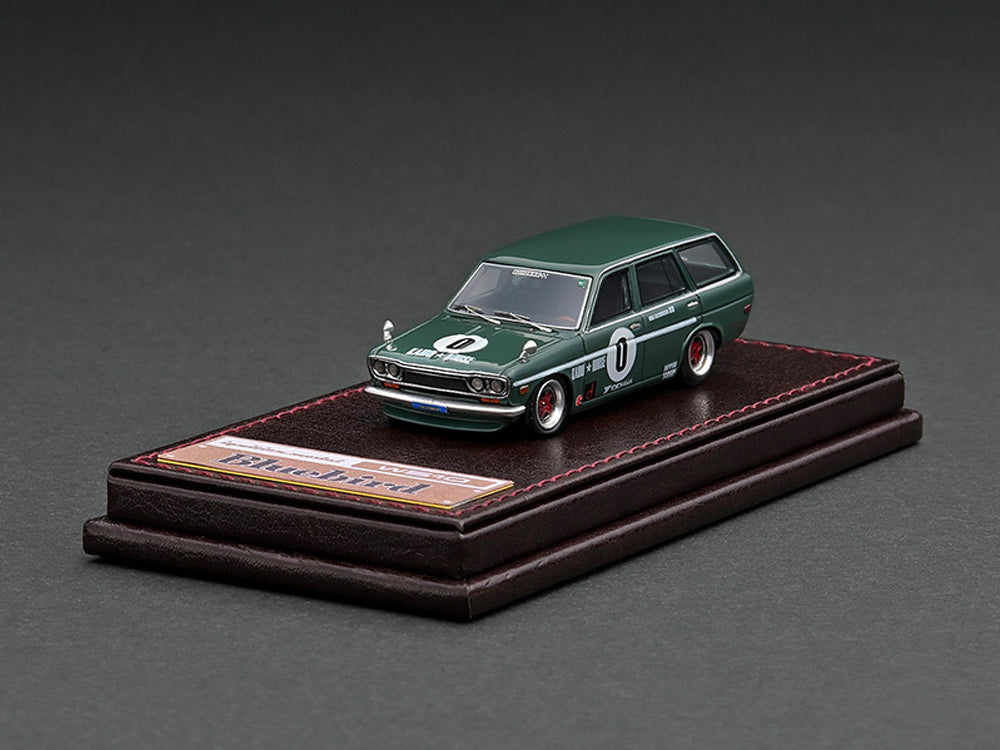Ignition Model 1/64 Datsun Bluebird 510 Wagon Green - Diecast Toyz Australia