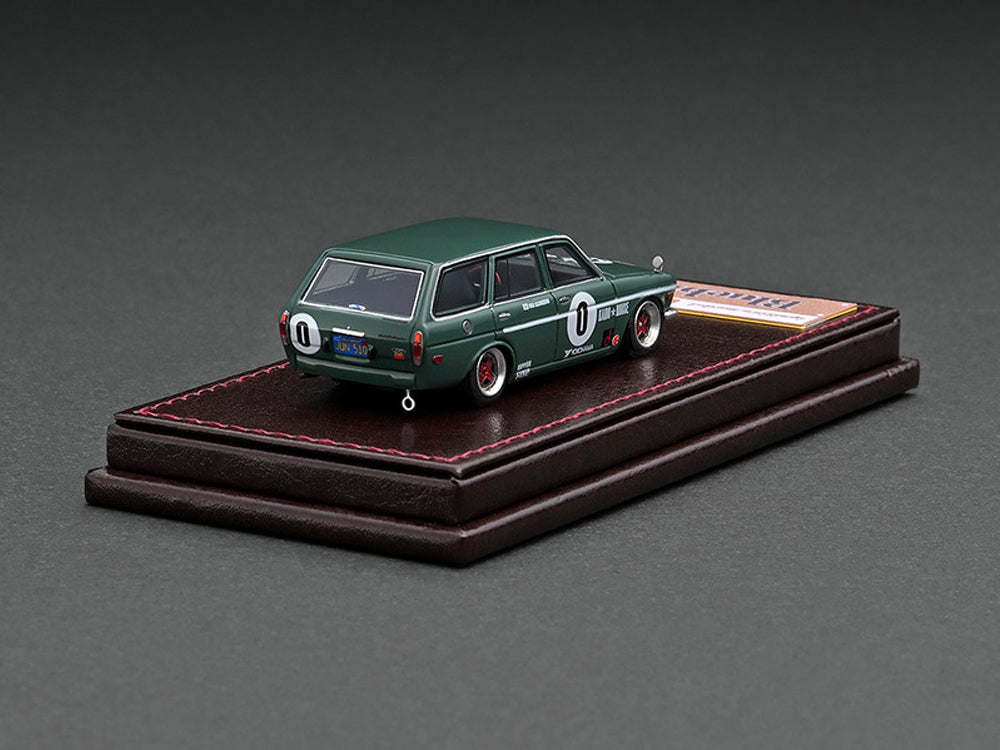 Ignition Model 1/64 Datsun Bluebird 510 Wagon Green - Diecast Toyz Australia