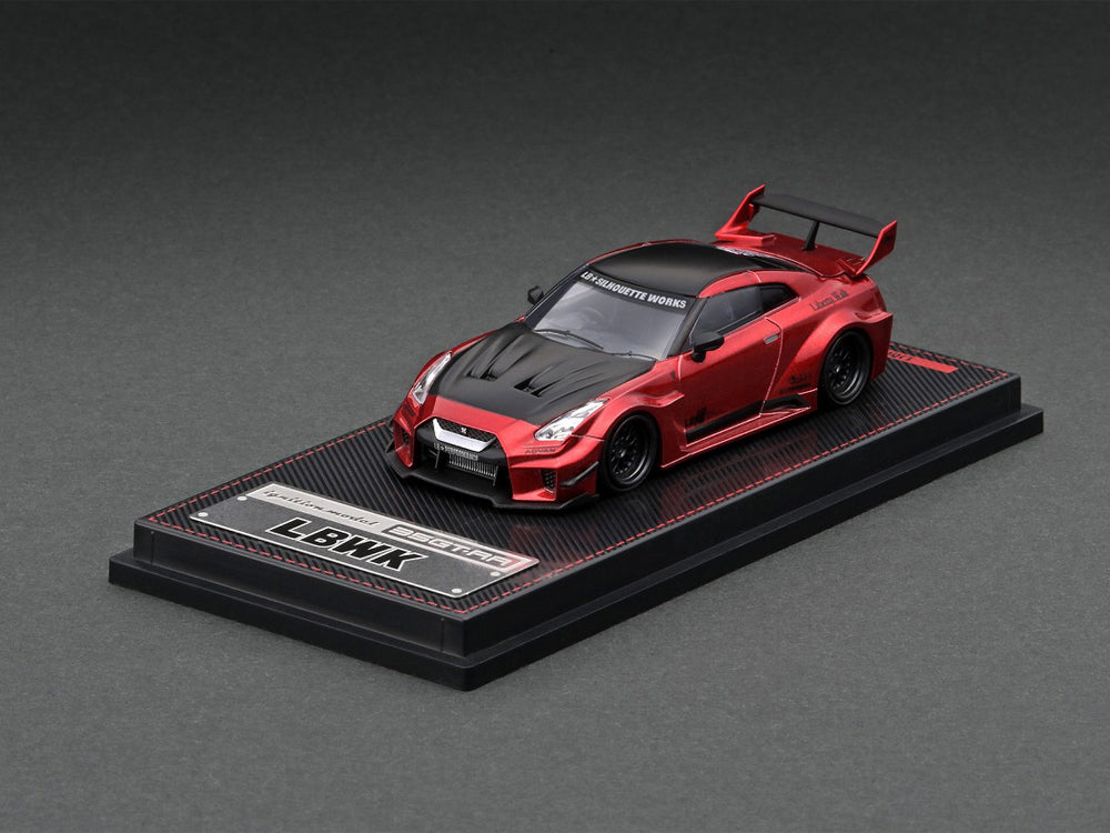 Ignition Model 1/64 LBWK Silhouette Works GT 35GT-RR Metallic Red