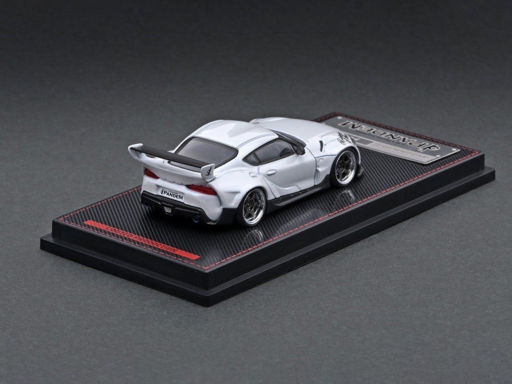 Ignition Model 1/64 Pandem GR Supra A90 Pearl White - Diecast Toyz Australia
