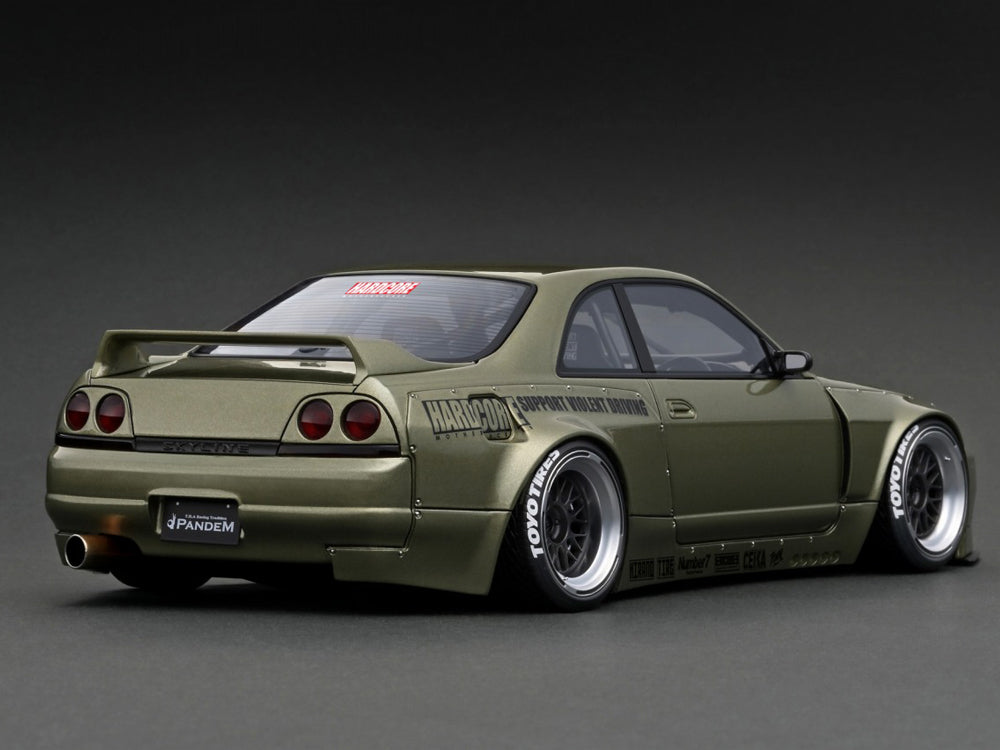 Ignition Model 1/18 Pandem Nissan Skyline GTR R33 BCNR33 Millenium Jade - Diecast Toyz Australia
