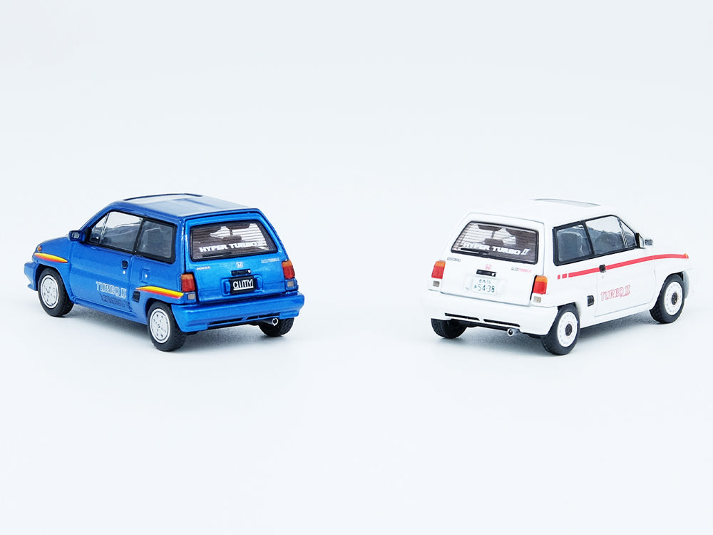 Inno64 Honda City Turbo II Blue with Motocompo - Diecast Toyz Australia