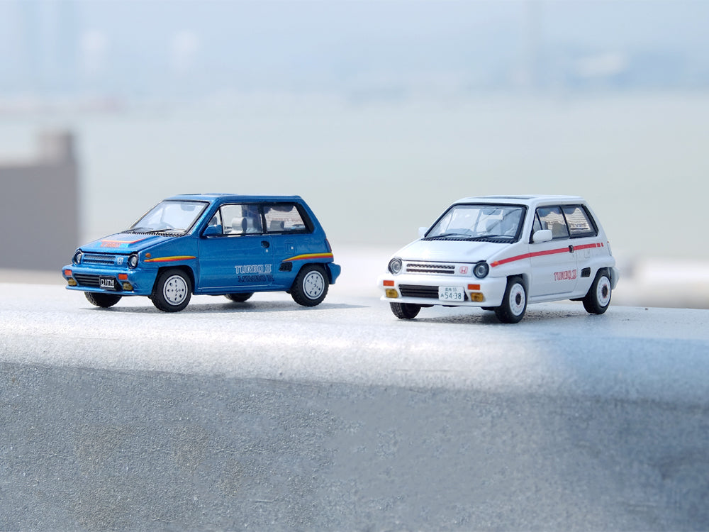 Inno64 Honda City Turbo II Blue with Motocompo - Diecast Toyz Australia