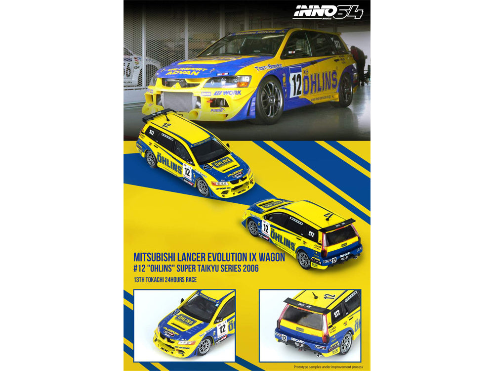 Inno64 Mitsubishi Lancer Evolution 9 Wagon Ohlins - Diecast Toyz Australia