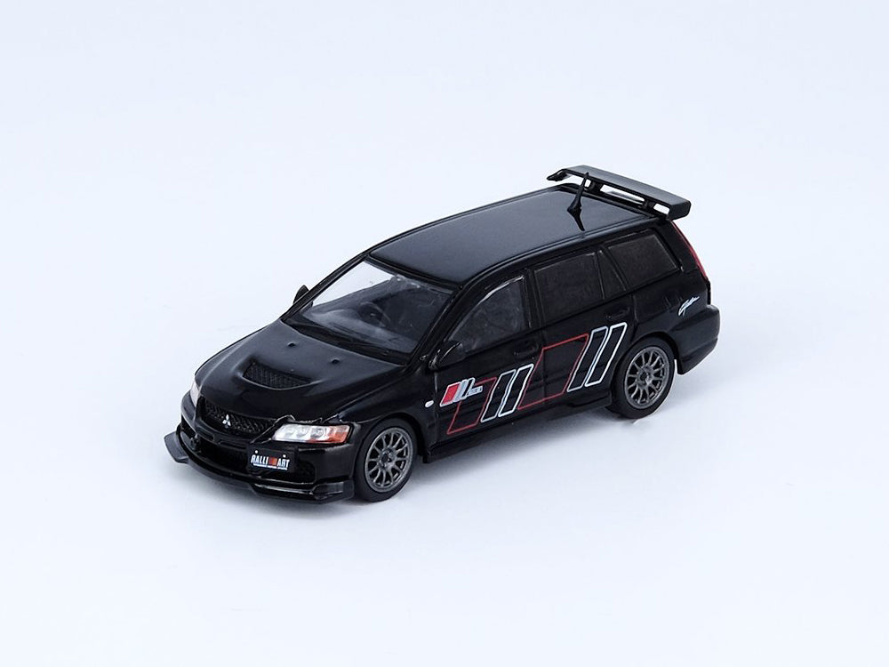 Inno64 Mitsubishi Lancer Evolution 9 Wagon Ralliart Black - Diecast Toyz Australia