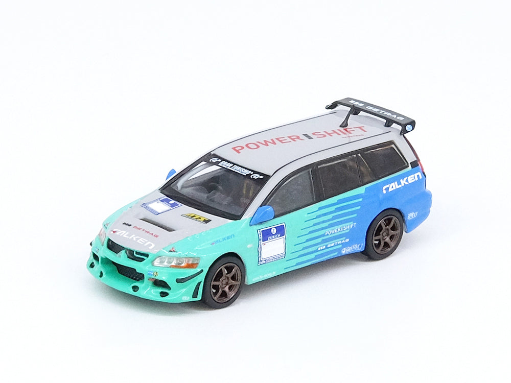 Inno64 Mitsubishi Lancer Evolution 9 Wagon Falken Livery - Diecast Toyz Australia