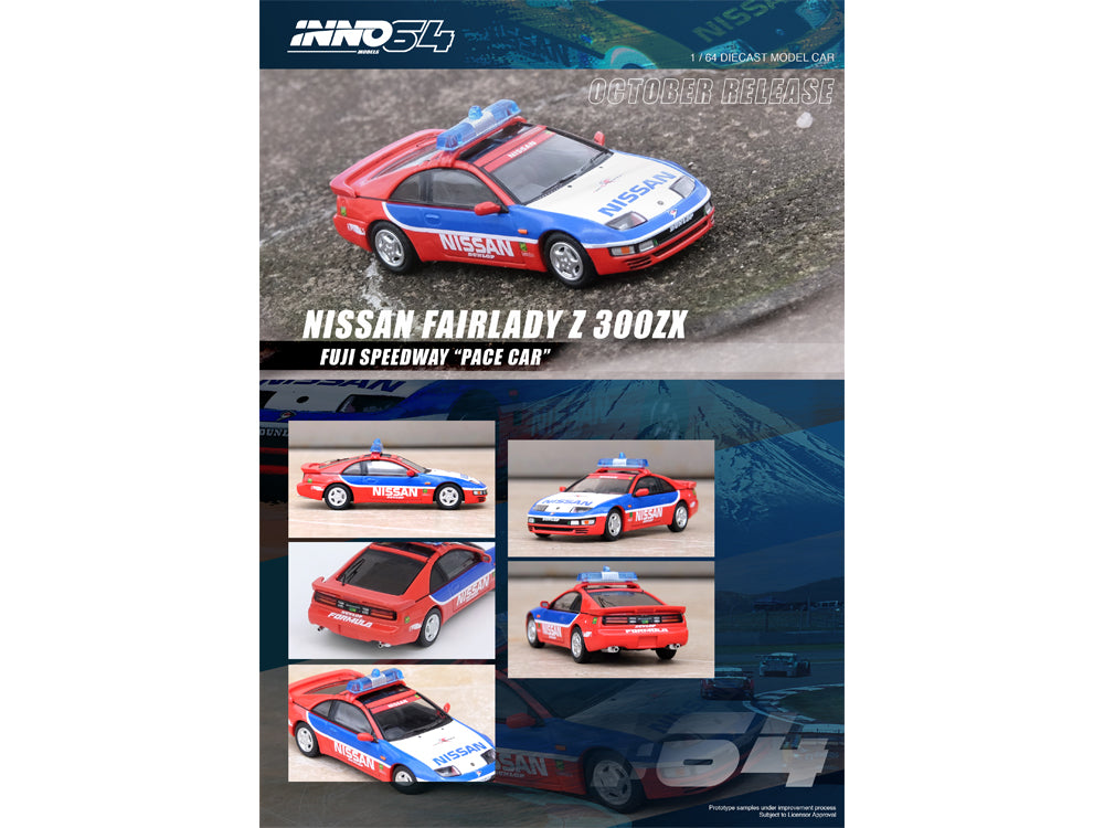 Inno64 Nissan Fairlady Z 300ZX Fuji Speedway Pace Car - Diecast Toyz Australia