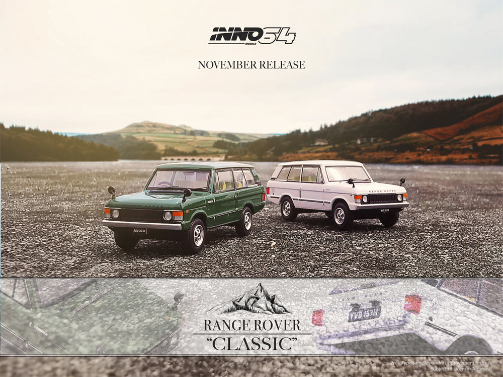 Inno64 Range Rover Classic White - Diecast Toyz Australia