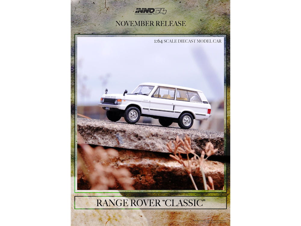 Inno64 Range Rover Classic White - Diecast Toyz Australia