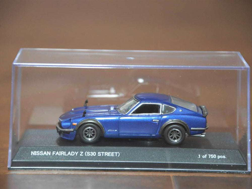 Kyosho 1/43 Nissan Fairlady Z S30 Street Blue - Diecast Toyz Australia