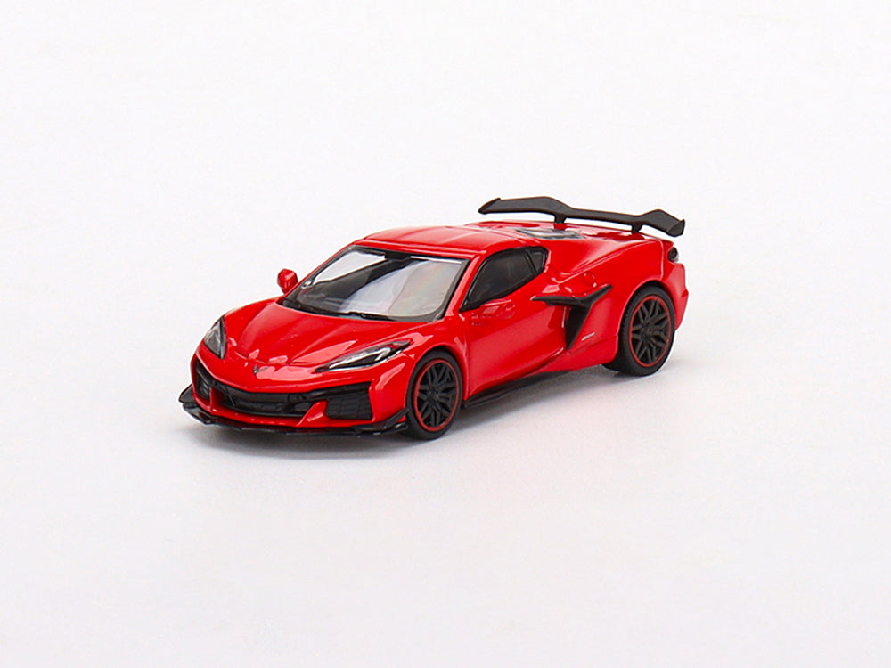 MiniGT 1 64 Chevrolet Corvette Z06 2023 Torch Red Diecast Toyz