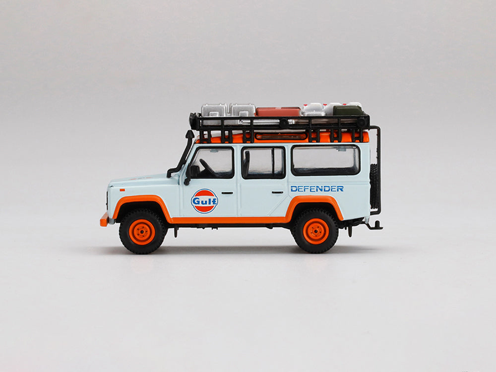 MiniGT 1/64 Land Rover Defender 110 Gulf - Diecast Toyz Australia