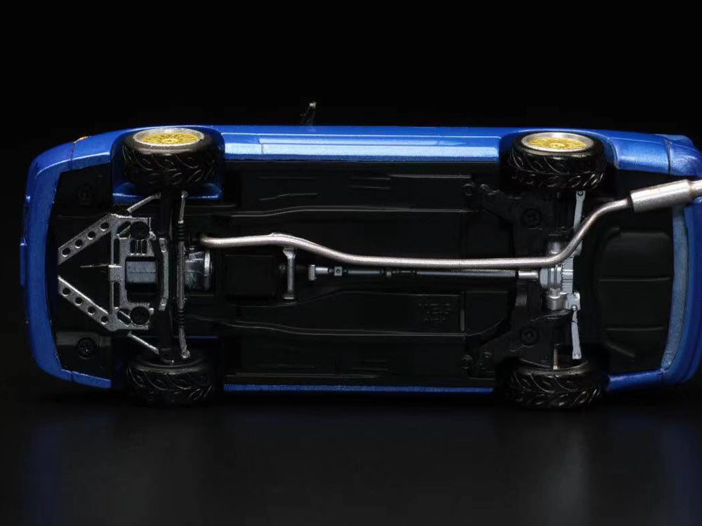 Peako 1/64 Nissan Silvia RPS13 with Openable Bonnet Blue - Diecast Toyz Australia