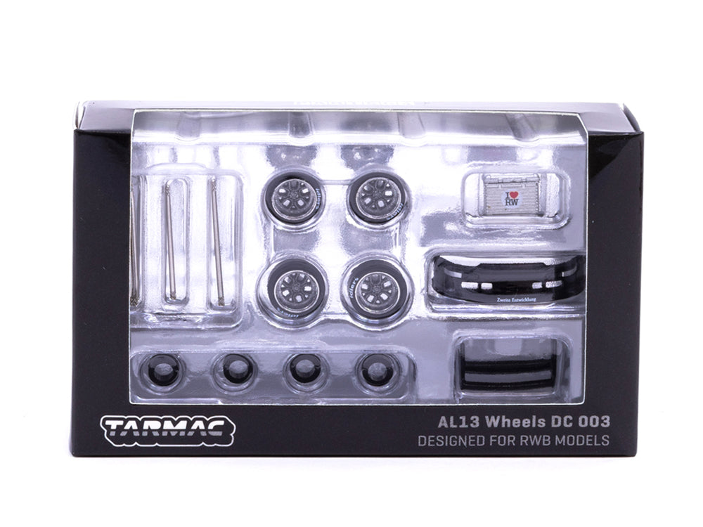 Tarmac Works 1/64 Accessories Set for RWB in Chrome/Gun Metal - Diecast Toyz Australia
