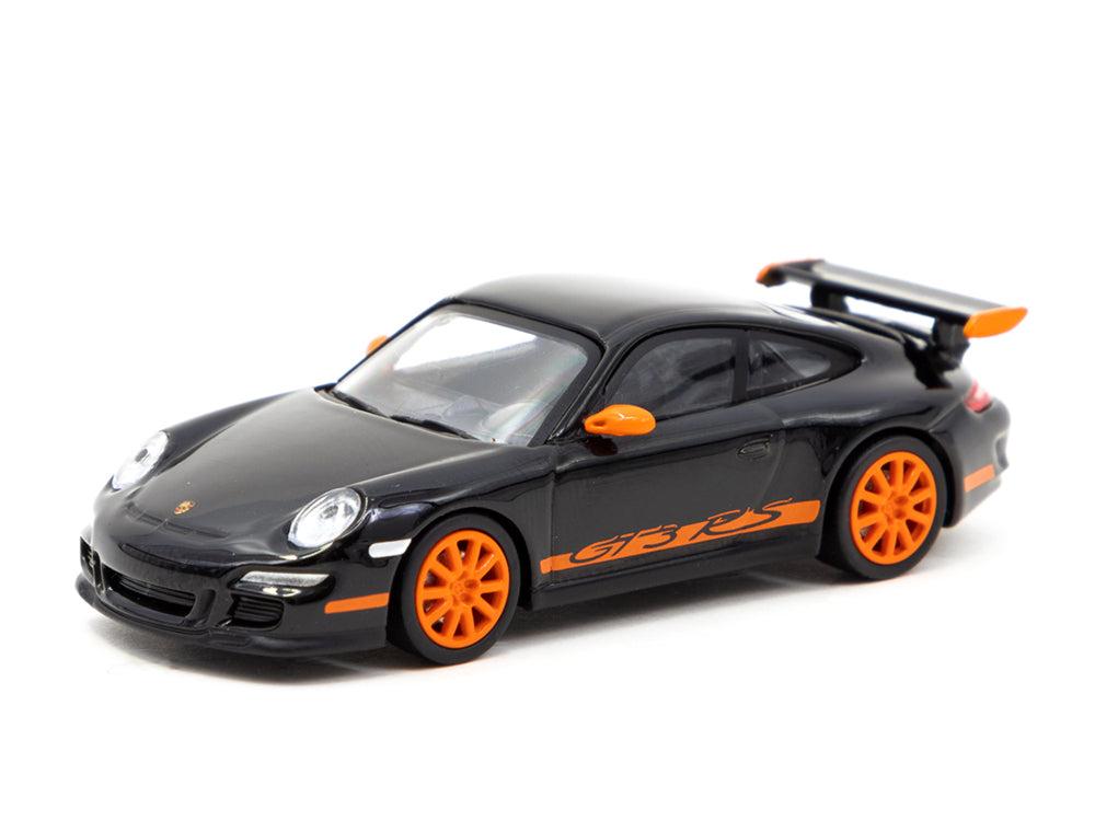 Tarmac Works x Mini Champs 1/64 Porsche 911 GT3 RS (997) Black - Diecast Toyz Australia