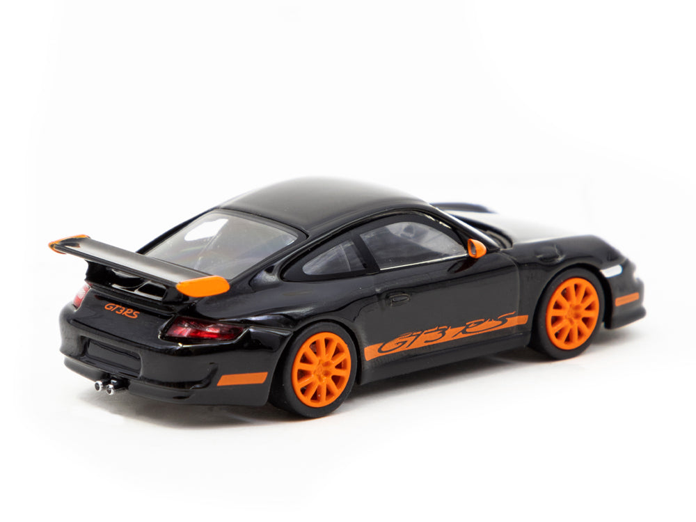 Tarmac Works x Mini Champs 1/64 Porsche 911 GT3 RS (997) Black - Diecast Toyz Australia