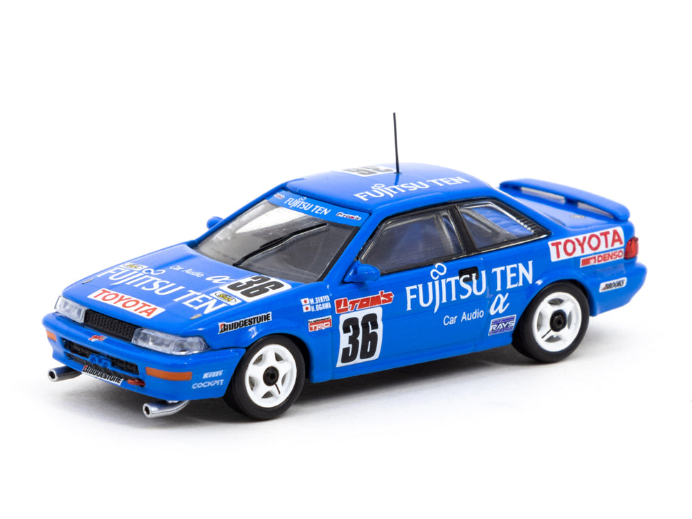 Tarmac Works Toyota Corolla Levein AE92 JTC1991 Blue - Diecast Toyz Australia