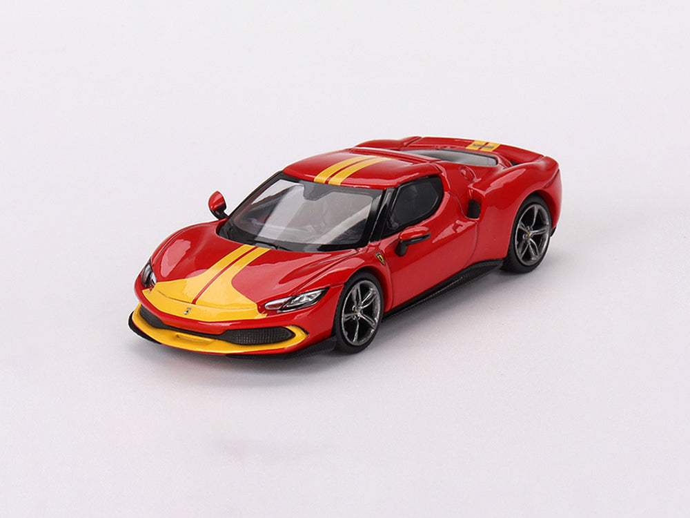 BBR 1/64 Ferrari 296GTB Assetto Fiorano Rosso Corsa - Diecast Toyz Australia
