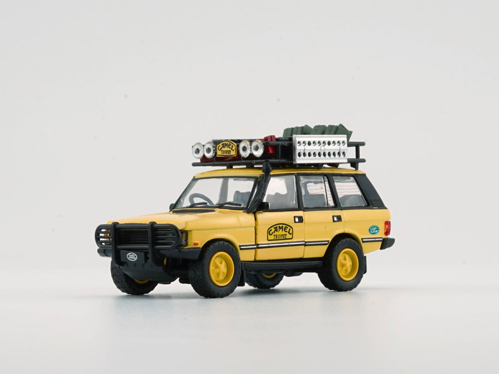 BM Creations 1/64 Land Rover 1992 Range Rover Classic LSE Camel Version with Accessories - Diecast Toyz Australia