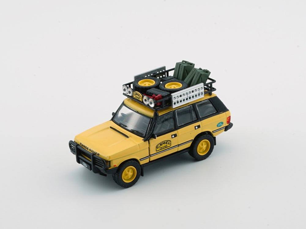 BM Creations 1/64 Land Rover 1992 Range Rover Classic LSE Camel Version with Accessories - Diecast Toyz Australia