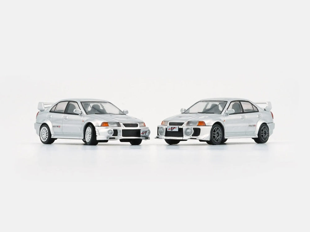 BM Creations 1/64 Mitsubishi Lancer Evolution 5 Silver