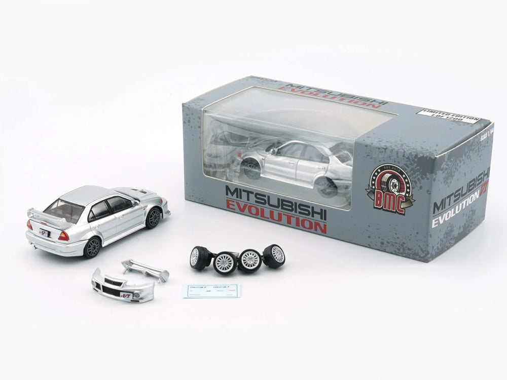 BM Creations 1/64 Mitsubishi Lancer Evolution 5 Silver