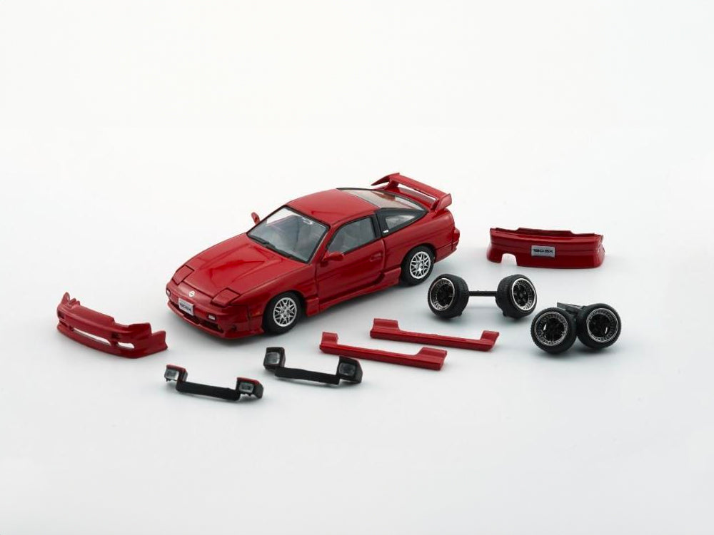 BM Creations 1/64 Nissan Silvia 180SX Red - Diecast Toyz Australia