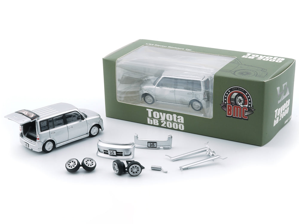 BM Creations 1/64 Toyota 2000 BB Silver - Diecast Toyz Australia