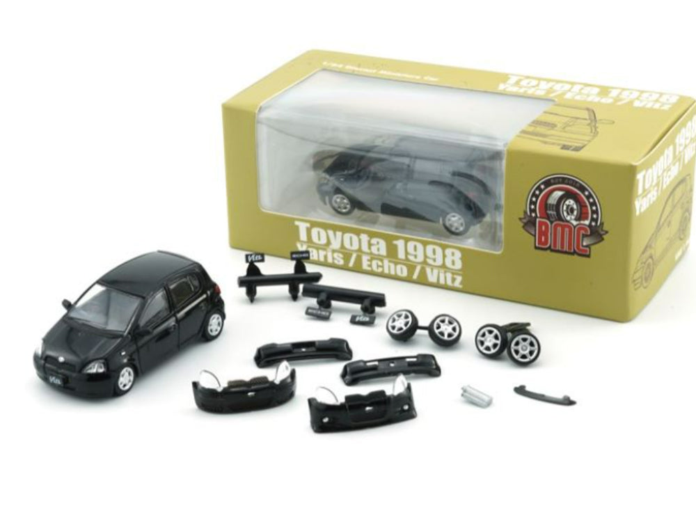 BM Creations 1/64 Toyota Echo Black - Diecast Toyz Australia