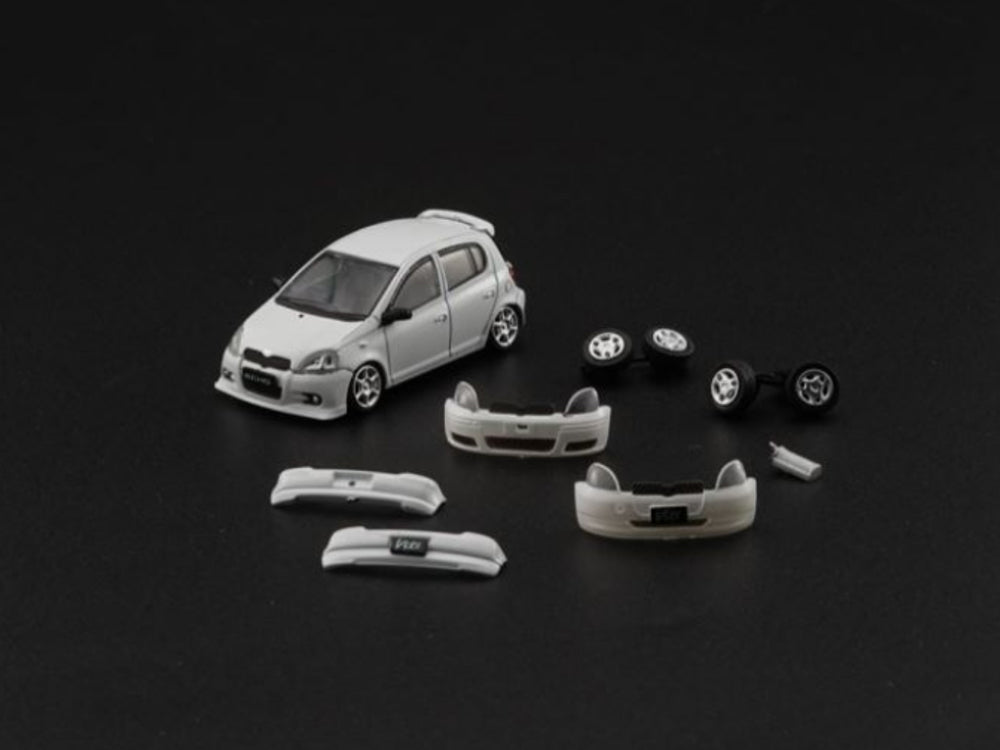 BM Creations 1/64 Toyota Echo White - Diecast Toyz Australia