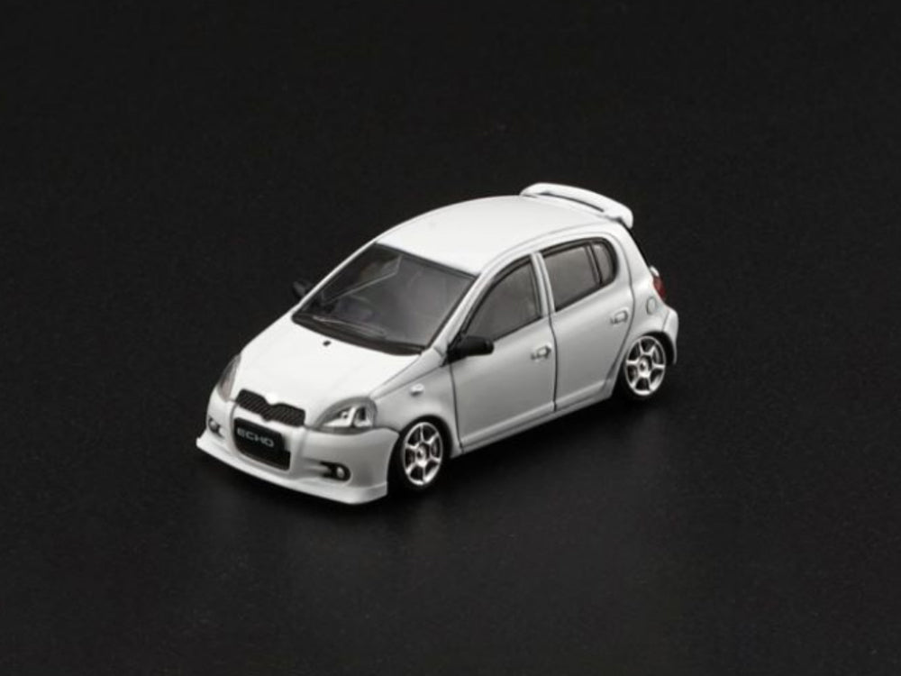 BM Creations 1/64 Toyota Echo White - Diecast Toyz Australia