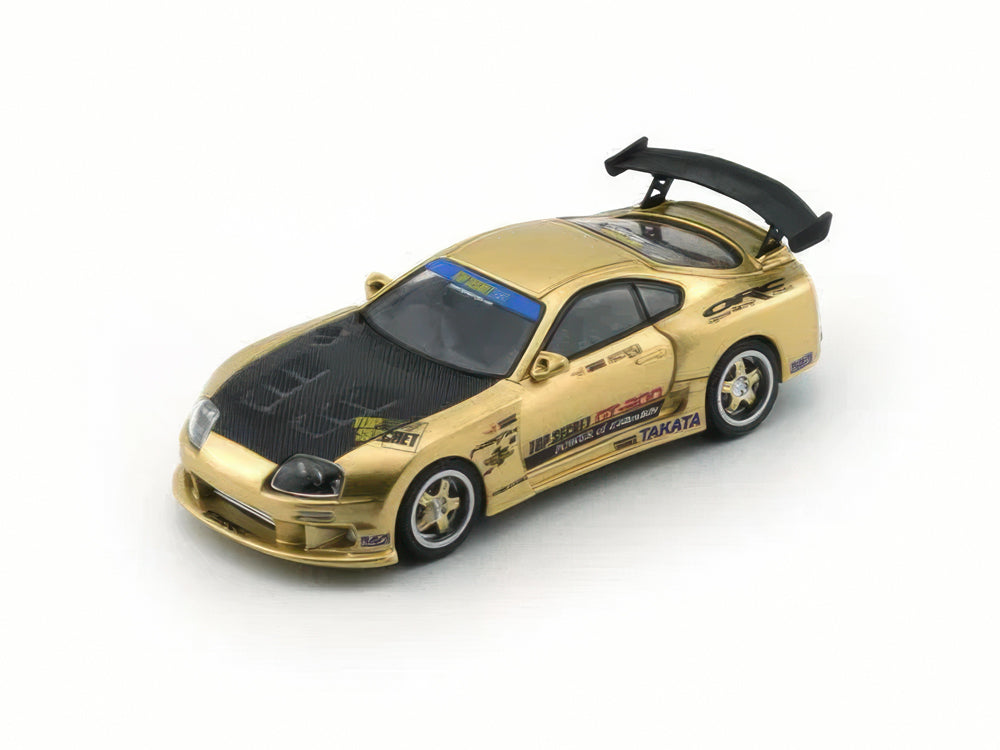 BM Creations 1/64 Toyota Supra JZA80 Top Secret Gold HK Edition