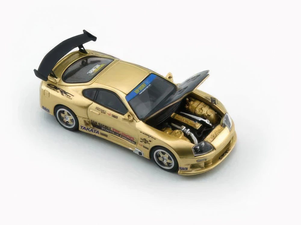 BM Creations 1/64 Toyota Supra JZA80 Top Secret Gold HK Edition