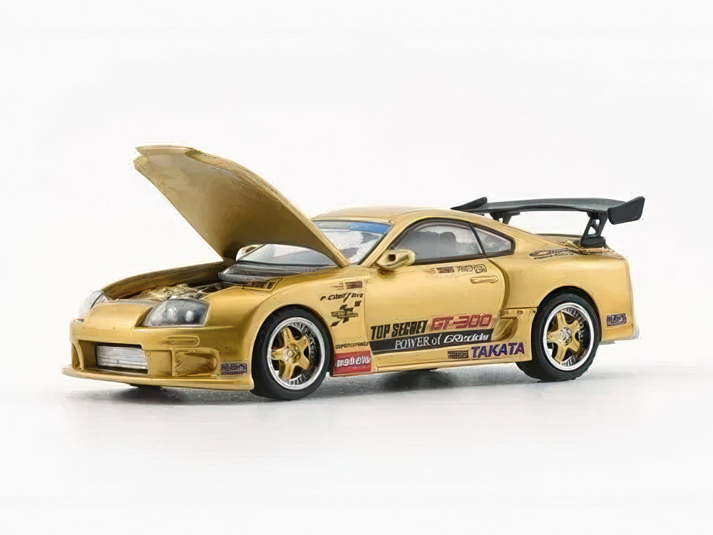 BM Creations 1/64 Toyota Supra JZA80 Top Secret Gold Thailand Edition