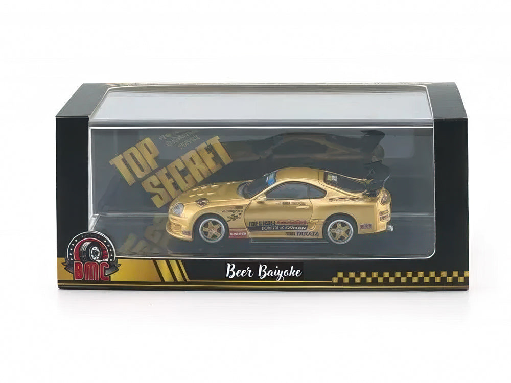 BM Creations 1/64 Toyota Supra JZA80 Top Secret Gold Thailand Edition