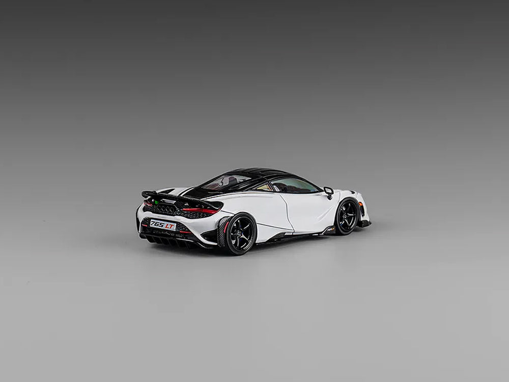 CM Model 1/64 McLaren 765LT White with Carbon Hood