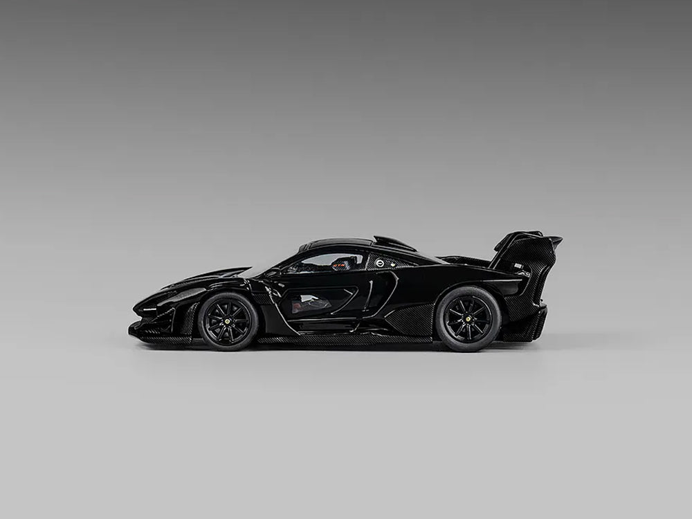 CM Model 1/64 McLaren Senna GTR Black
