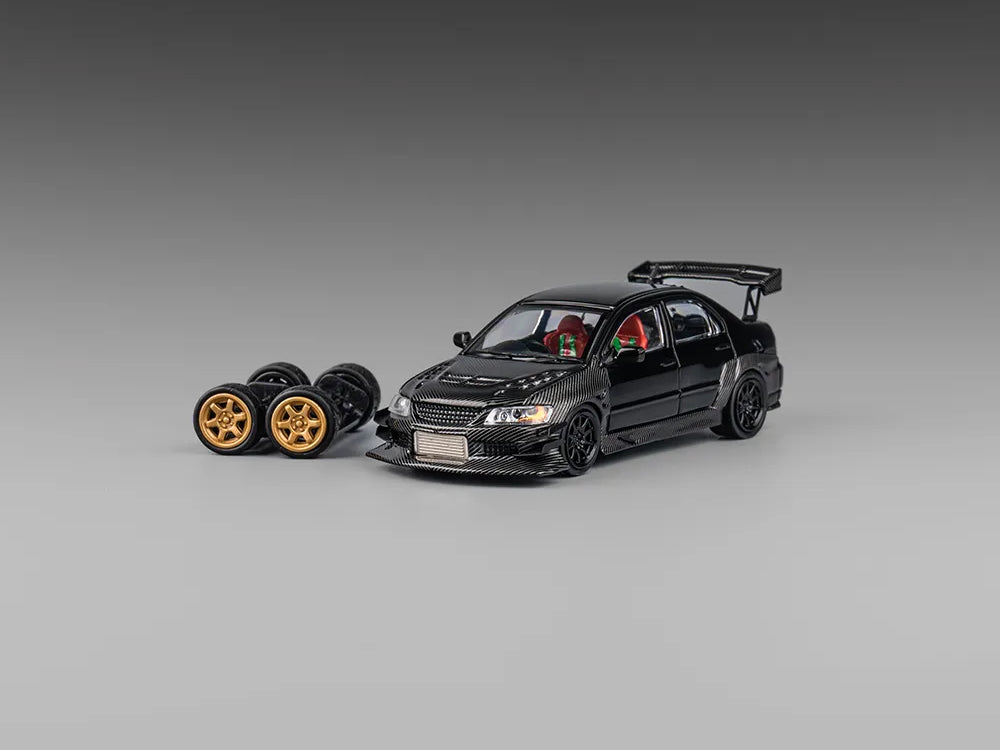 CM Model 1/64 Mitsubishi Lancer Evolution IX Carbon Black