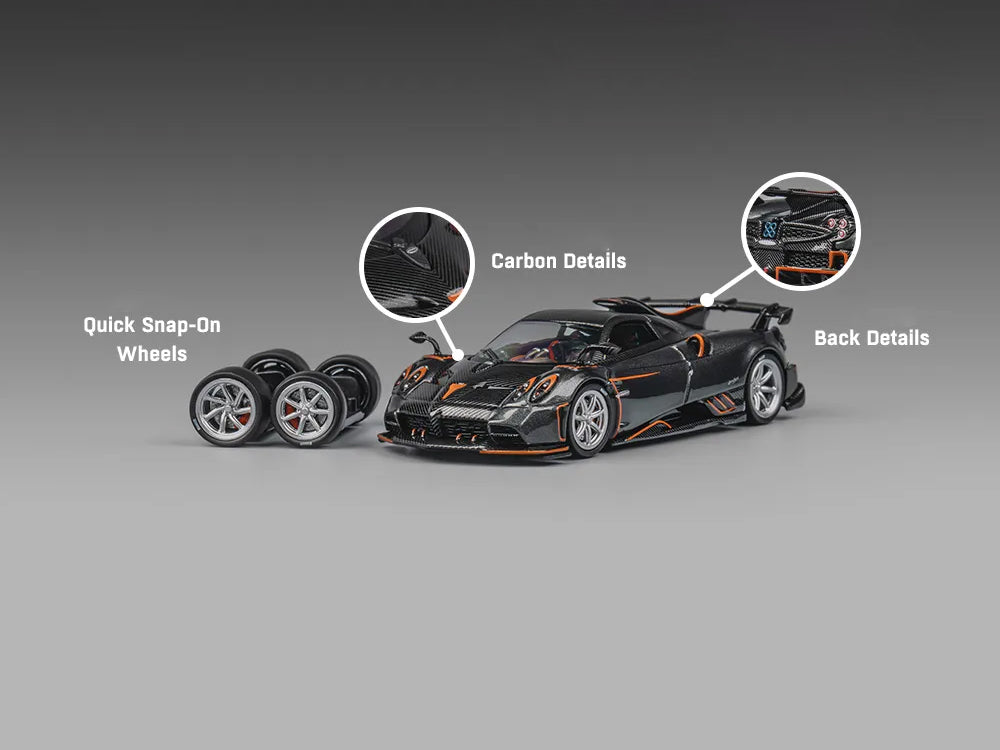 CM Model 1/64 Pagani Imola Metallic Gray