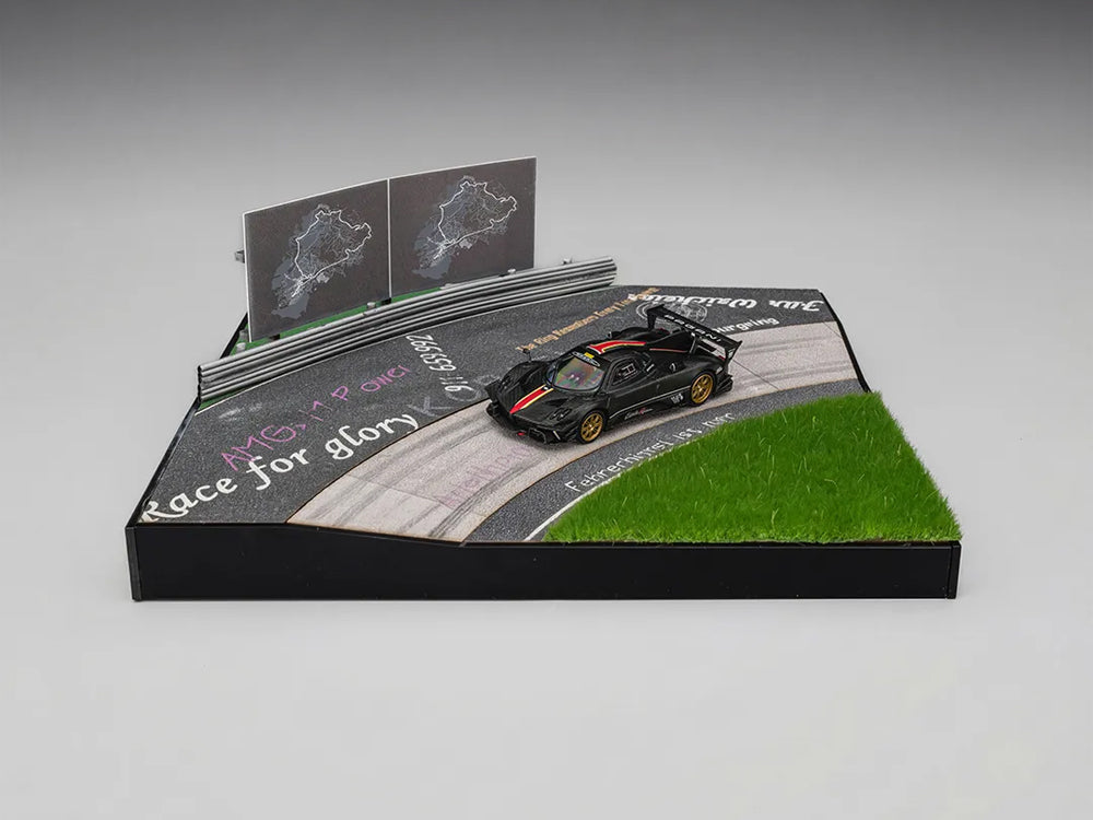 CM Model 1/64 Pagani Zonda Revlucion Dry Carbon With Diorama Set