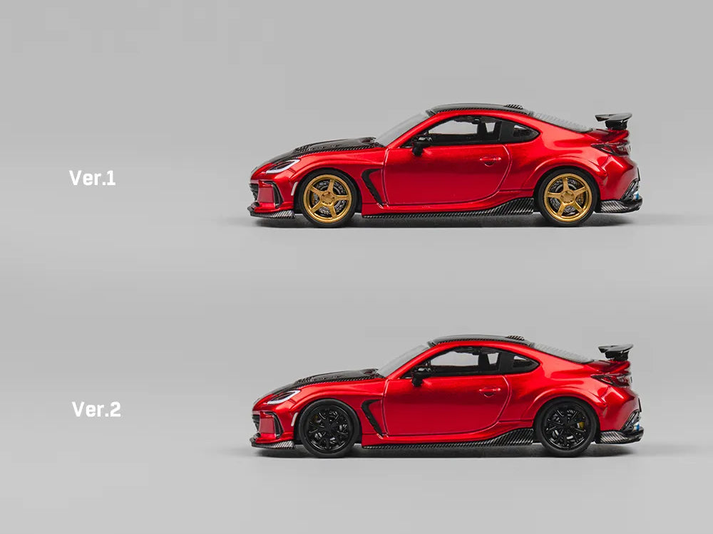 CM Model 1/64 Subaru BRZ Varis Widebody Metallic Red