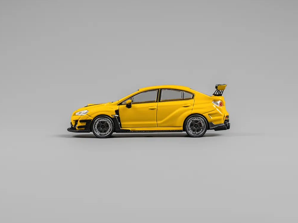 CM Model 1/64 Subaru WRX STI Varis Widebody Ver1.0 Yellow