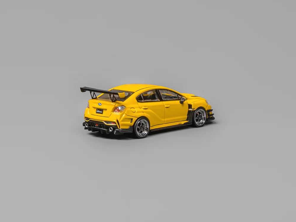 CM Model 1/64 Subaru WRX STI Varis Widebody Ver1.0 Yellow