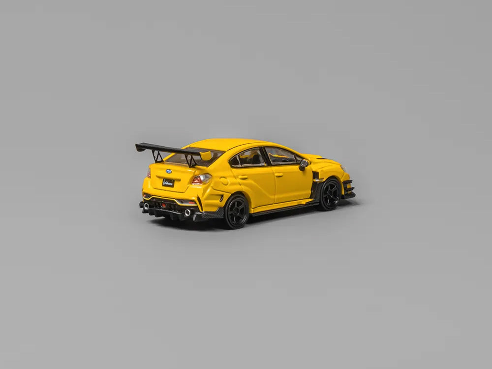 CM Model 1/64 Subaru WRX STI Varis Widebody Ver1.0 Yellow